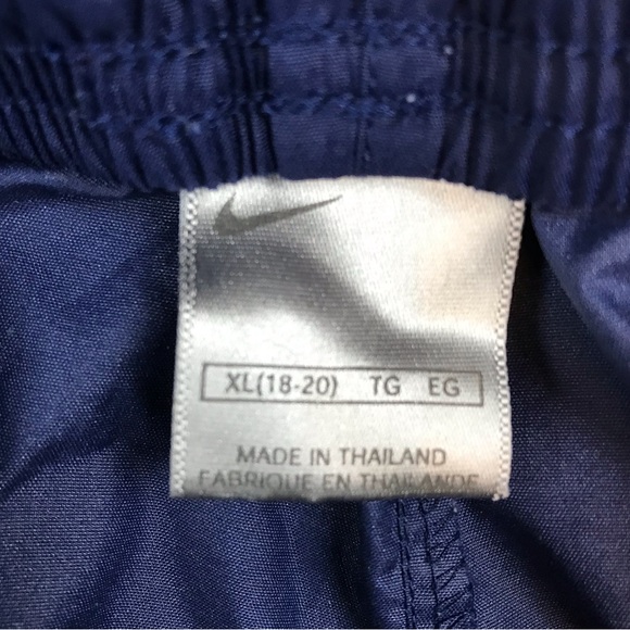 Nike Boys Vintage 2000’s Blue Hip-Hop Break Dance Windbreaker Jogger Pants Sz XL - Picture 6 of 8